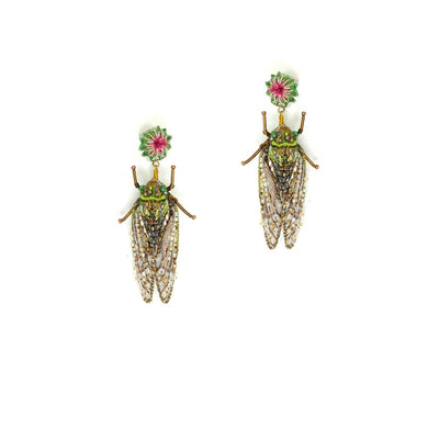 Trovelore Earrings: Little Cicada-ESSE Purse Museum & Store