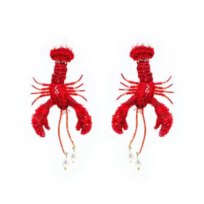 Trovelore Earrings: True Lobster-ESSE Purse Museum & Store