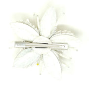 Trovelore Hair Clip: White Pranassia-ESSE Purse Museum & Store