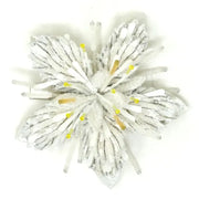 Trovelore Hair Clip: White Pranassia-ESSE Purse Museum & Store