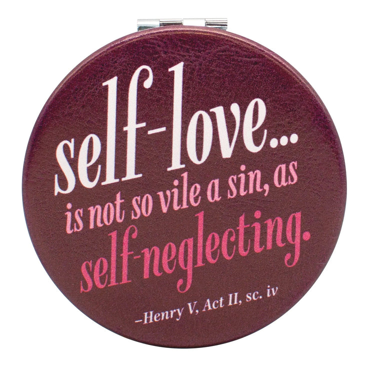 Unemployed Philosophers Compact Mirror: Henry V Self-Love-ESSE Purse Museum & Store