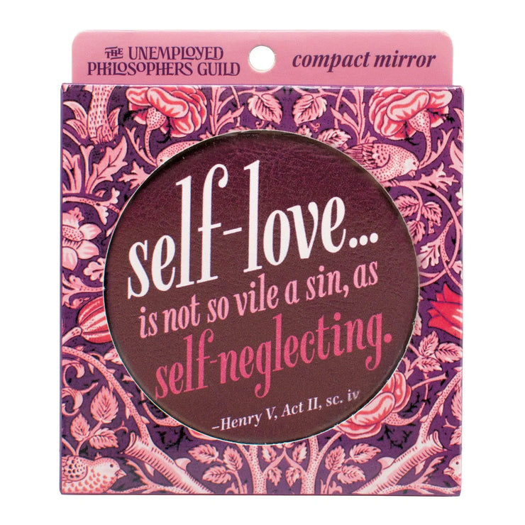 Unemployed Philosophers Compact Mirror: Henry V Self-Love-ESSE Purse Museum & Store