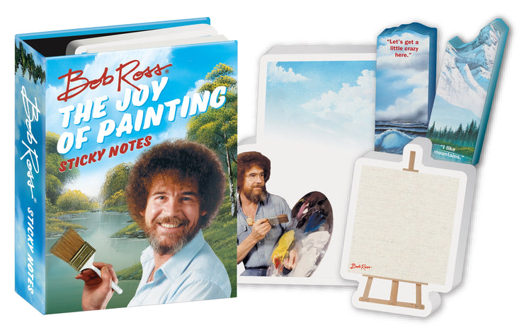 Unemployed Philosophers Guild Sticky Notes: Bob Ross-ESSE Purse Museum & Store