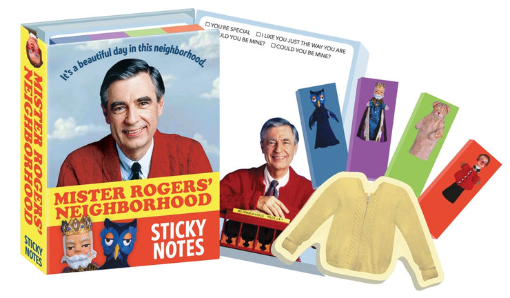 Unemployed Philosophers Guild Sticky Notes: Mister Rogers' Neighborhood-ESSE Purse Museum & Store