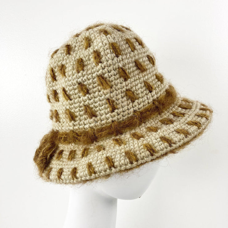 Hand-Knit Hat w/Brim-ESSE Purse Museum & Store