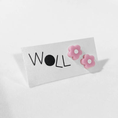 Woll Earrings: Tiny Mod Studs-ESSE Purse Museum & Store