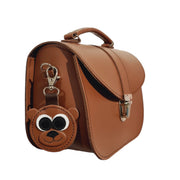 Zatchels Bag Charm: Brown Bear-ESSE Purse Museum & Store