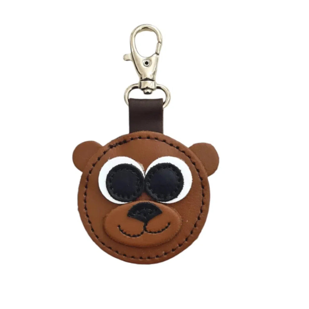 Zatchels Bag Charm: Brown Bear-ESSE Purse Museum & Store