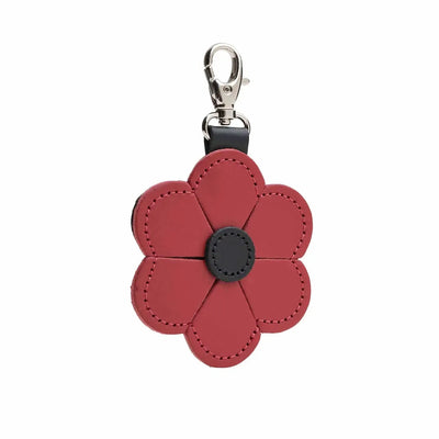 Zatchels Bag Charm: Red Poppy Flower-ESSE Purse Museum & Store