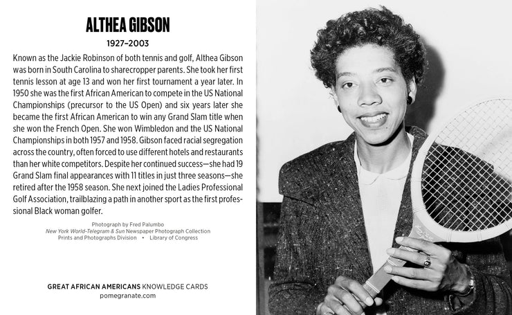 Pomegranate Knowledge Cards: Great African Americans