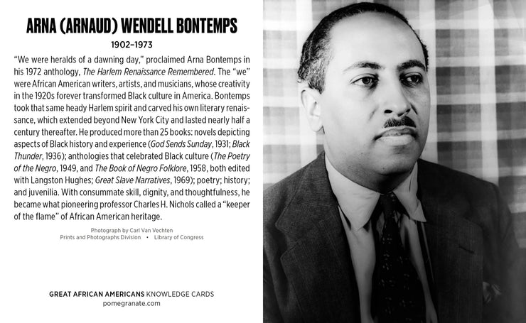 Pomegranate Knowledge Cards: Great African Americans