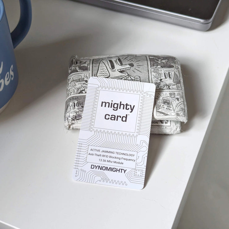 Mighty Wallet RFID Card: Lifetime RFID Protection Card-ESSE Purse Museum & Store
