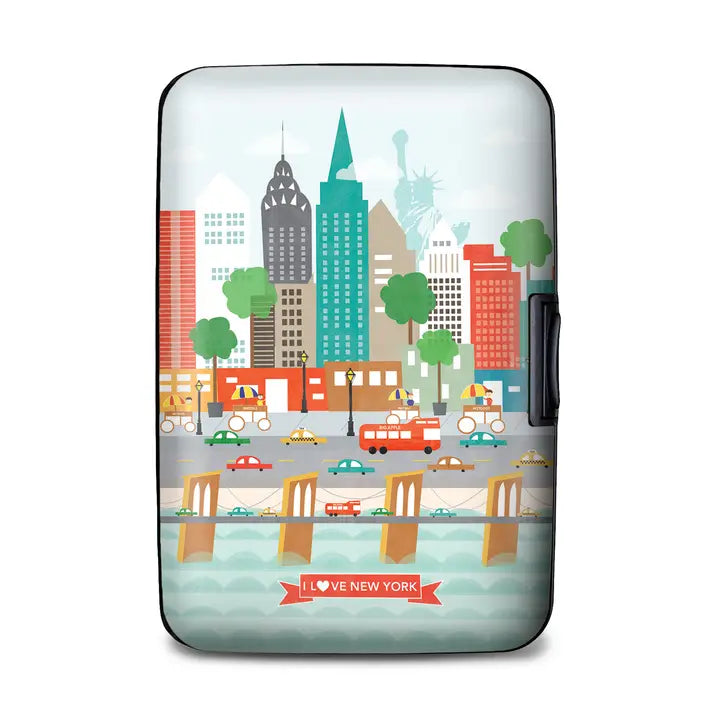 Monarque Armored Wallet: New York Cityscape