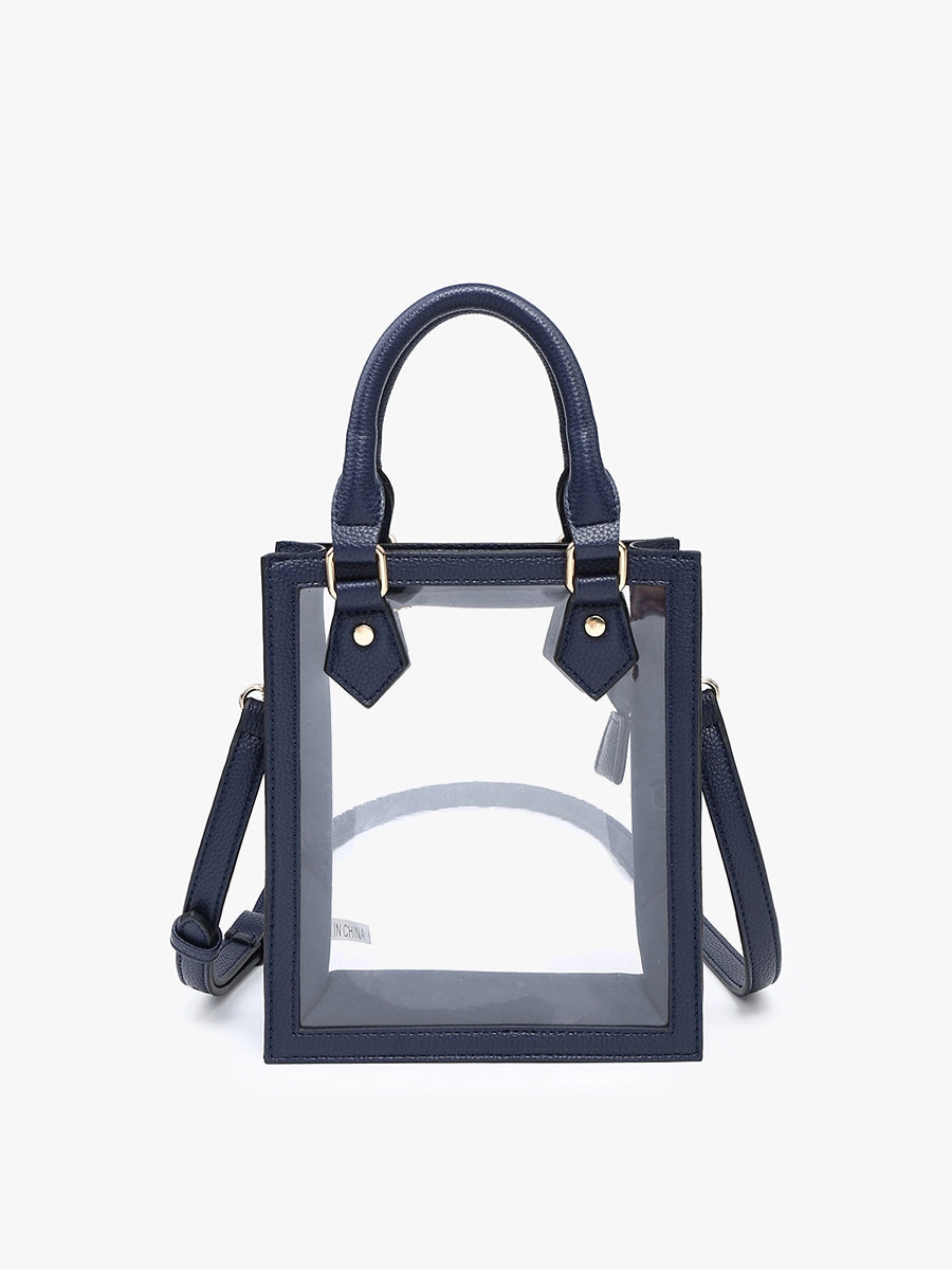 Jen & Co. Bag: Clear Elise with Dual Handles