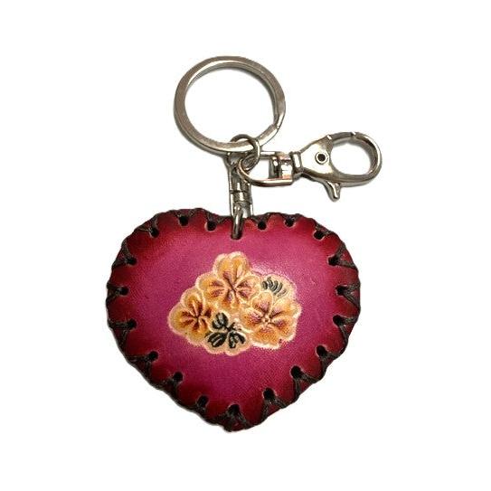 Sunflower Handmade Keychain: Heart