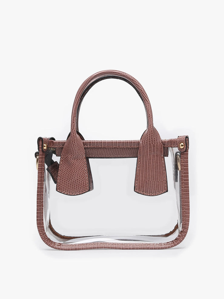 Jen & Co. Bag: Stacey Clear Satchel-ESSE Purse Museum & Store