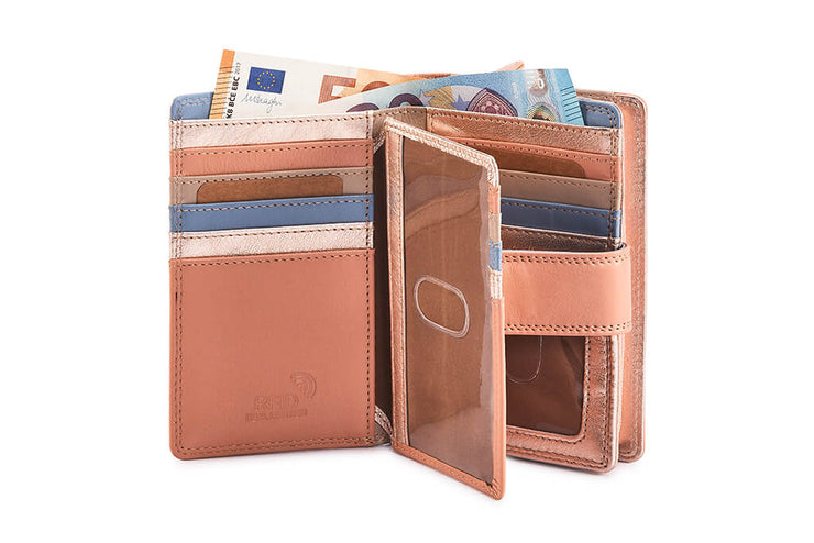 Primehide Wallet: London Rose Gold & Metallic