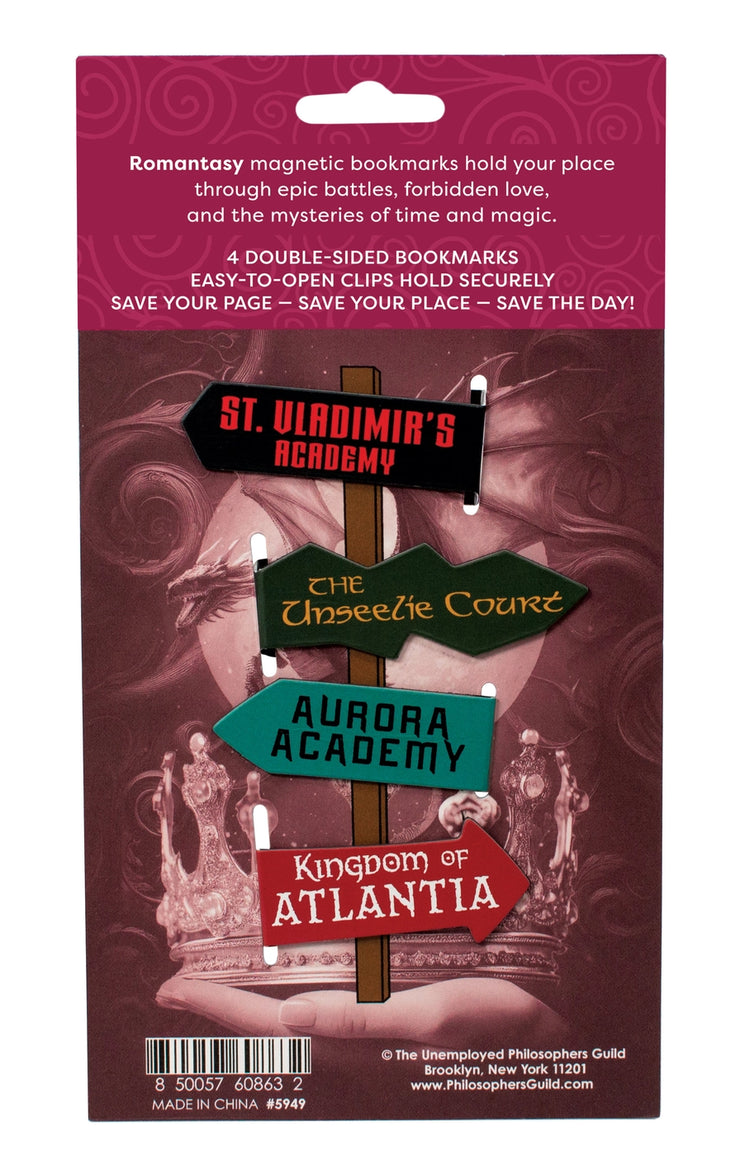Unemployed Philosophers Magnetic Bookmarks: Romantasy