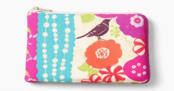 Judy Secon Designs Zipper Pouch: Small Bird