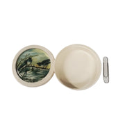 Lucy Lu Trinket Box: Birds, Winter, Snow, Trees-ESSE Purse Museum & Store