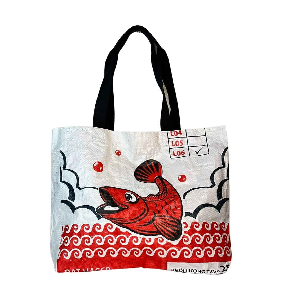 Malia Designs Bag: Red Koi Fish Tote