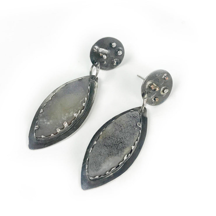 AW Druzy Earrings-ESSE Purse Museum & Store