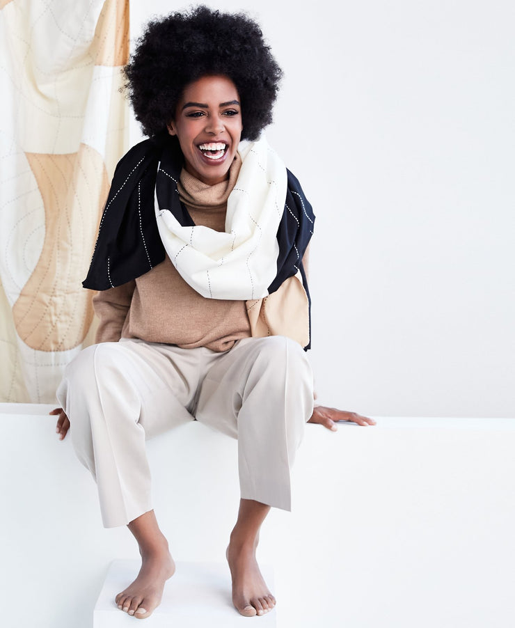 Anchal Scarf: Eclipse Colorblock-ESSE Purse Museum & Store