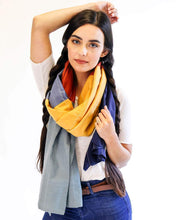 Anchal Scarf: Rainbow Colorblock-ESSE Purse Museum & Store