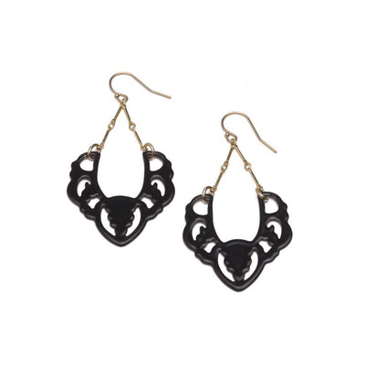 Ashley Buchanan Earrings: Silhouette Dangles (edp011)-ESSE Purse Museum & Store