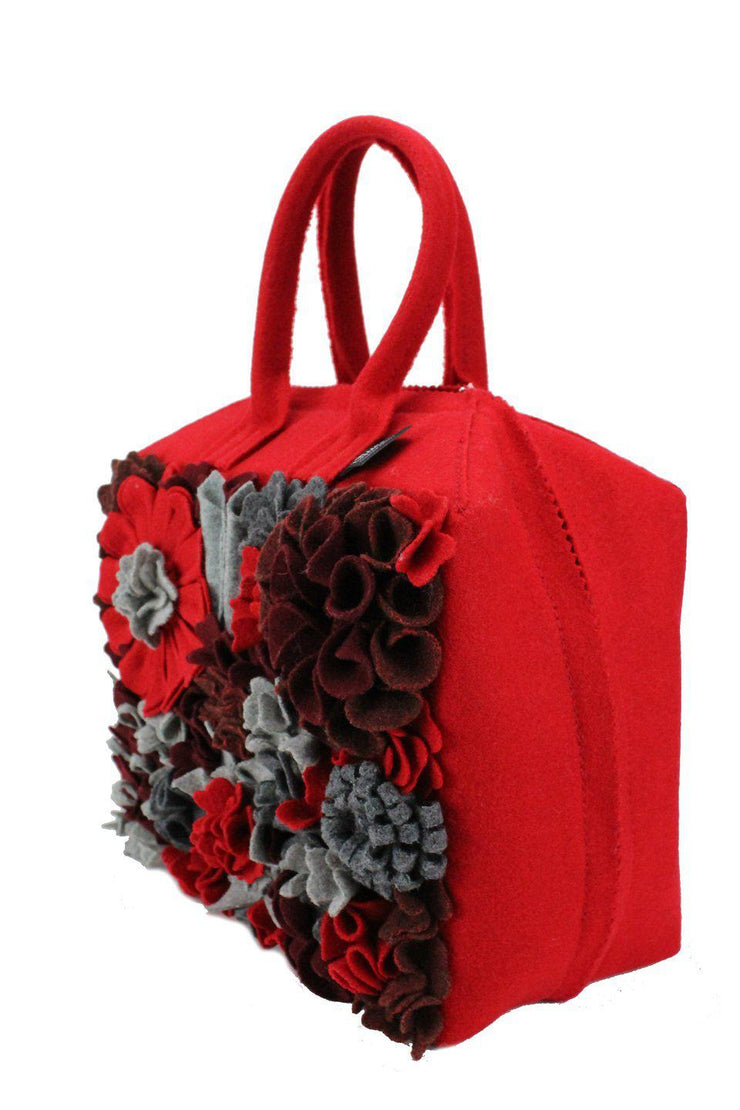 Burel Spring Handbag: Red-ESSE Purse Museum & Store