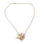 Chee-Me-No Necklace: Treetop, Gold-ESSE Purse Museum & Store