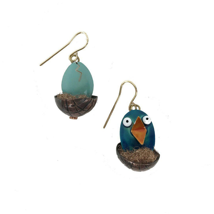 Chickenscratch Earrings: Hatchlings-ESSE Purse Museum & Store