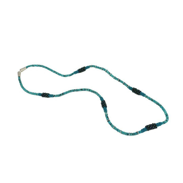 Claudia Fajardo Long Woven Necklace-ESSE Purse Museum & Store