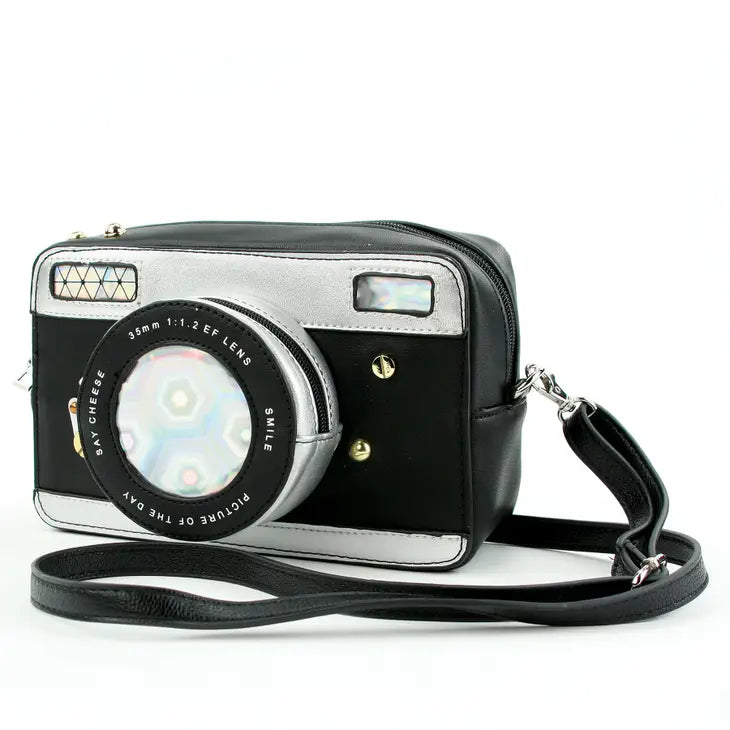 Kate Spade Clic 3D Camera Crossbody Novelty Camera purse Collectible Black  NWT | eBay