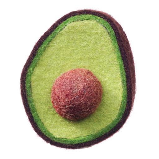 Danielle Gori-Montanelli Brooch: Avocado-ESSE Purse Museum & Store