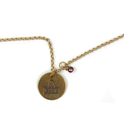 ESSE Necklace w/ Stone: Brass-ESSE Purse Museum & Store
