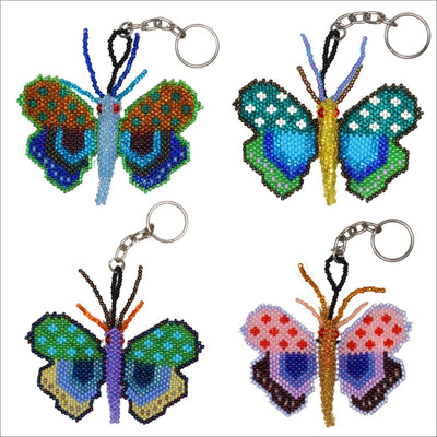 Enchanted Imports Keychain: Butterfly-ESSE Purse Museum & Store