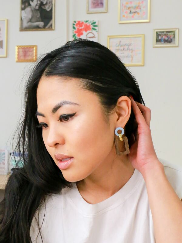 Fair Anita Earrings: Modern Connection-ESSE Purse Museum & Store