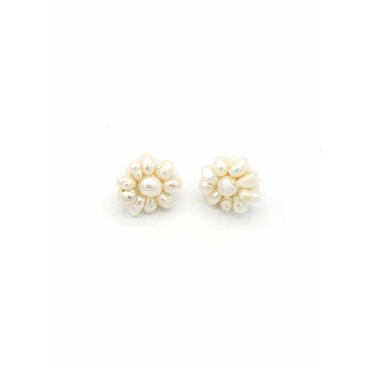 Fair Anita Earrings: Pearl Statement Stud-ESSE Purse Museum & Store