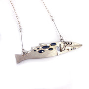Gabrielle Gould Necklace: Flounder with Fin-ESSE Purse Museum & Store