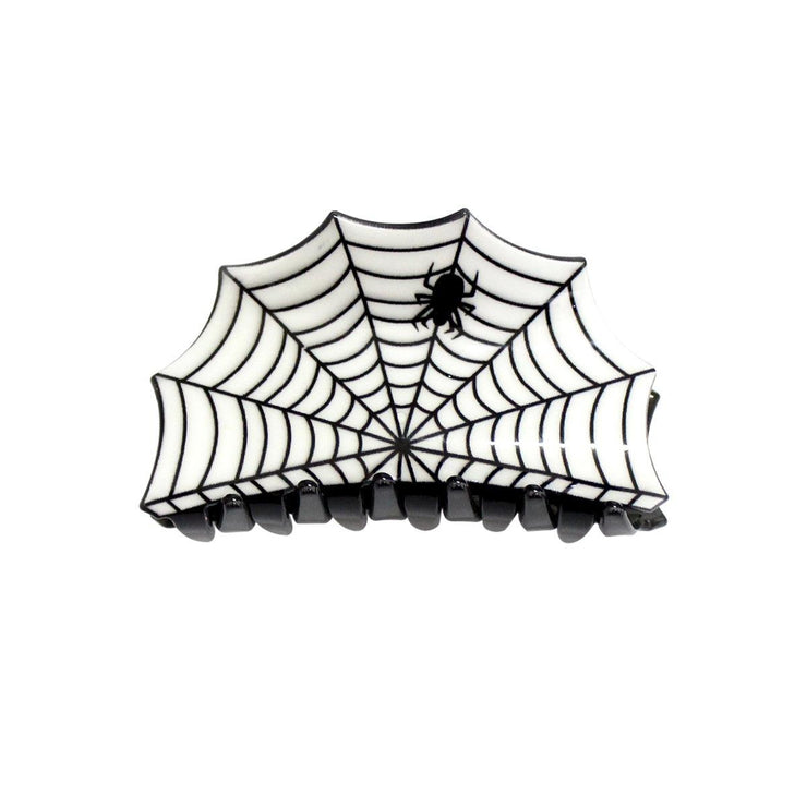Girly Jaw Hair Clip: Spider Web-ESSE Purse Museum & Store