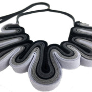 IS Felt Ruffle Neckpiece-ESSE Purse Museum & Store