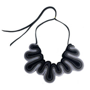 IS Felt Ruffle Neckpiece-ESSE Purse Museum & Store