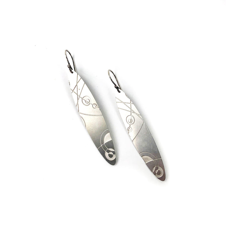 Inteplei Earrings: Orbit Uni Dangles-ESSE Purse Museum & Store