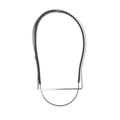 Inteplei Necklace: 2 pc Graceful Edge in Black & White-ESSE Purse Museum & Store