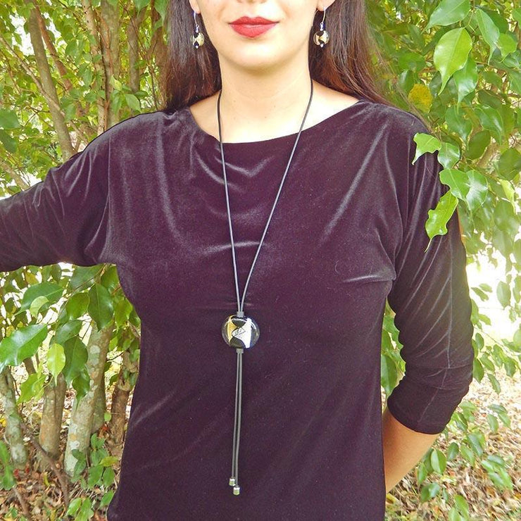 Italianissimo Necklace: Glitter Lungo-ESSE Purse Museum & Store