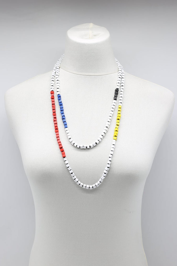 Jianhui London Necklace: Mondrian Small Beads-ESSE Purse Museum & Store
