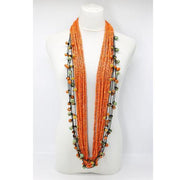 Jianhui London Necklace: Next Pashmina & Ceramic Beads-ESSE Purse Museum & Store