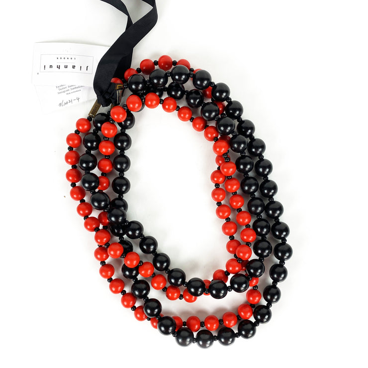Jianhui Necklace: Round Beads Set-ESSE Purse Museum & Store