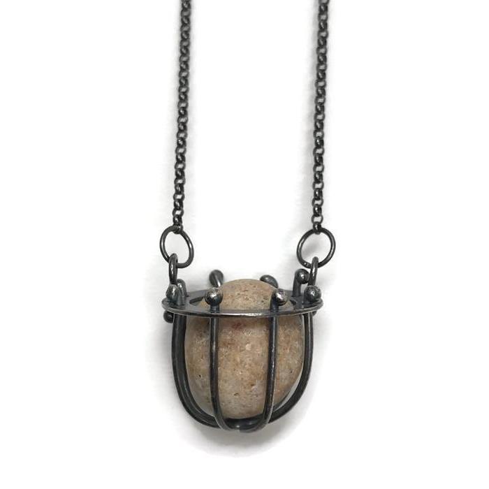 Lakestone Jewelry Basket Necklace-ESSE Purse Museum & Store